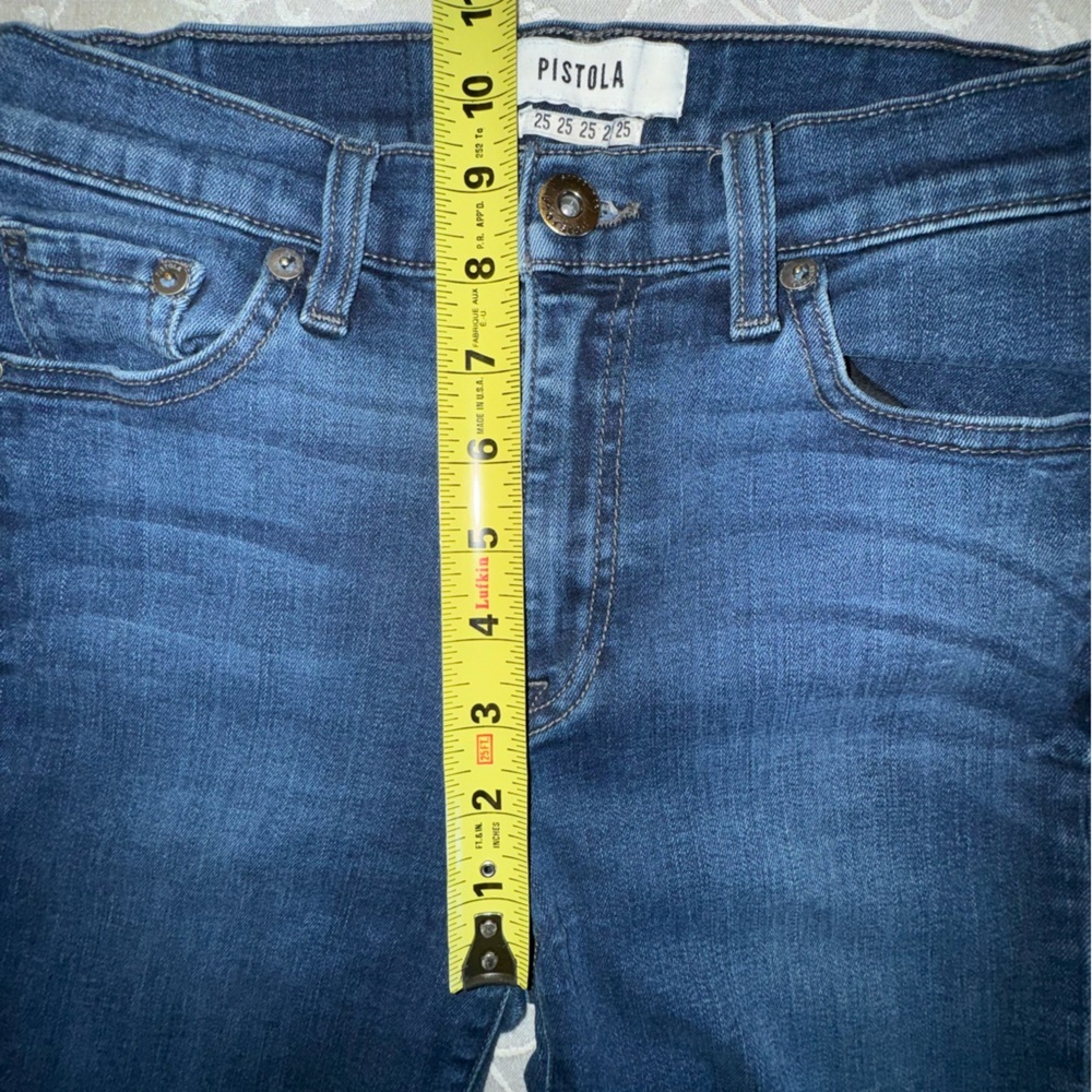 Pistola High Waisted Raw Hem Skinny Jeans - Picture 13 of 16